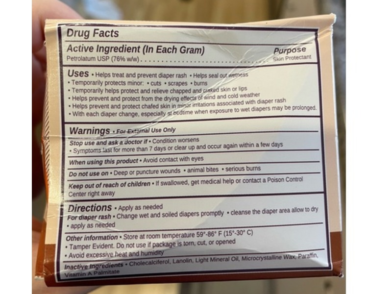 SNL Vitamins Baby Diaper Rash A&D Ointment, 5.0 g