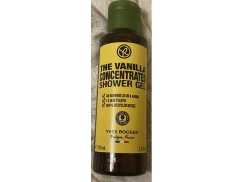 Yves Rocher The Vanilla Concentrated Shower Gel, 3.3 oz/100 mL