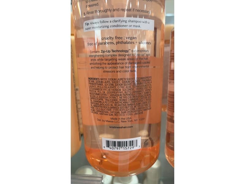 Kristin Ess Clarifying Shampoo, 33.8 fl oz/1 L