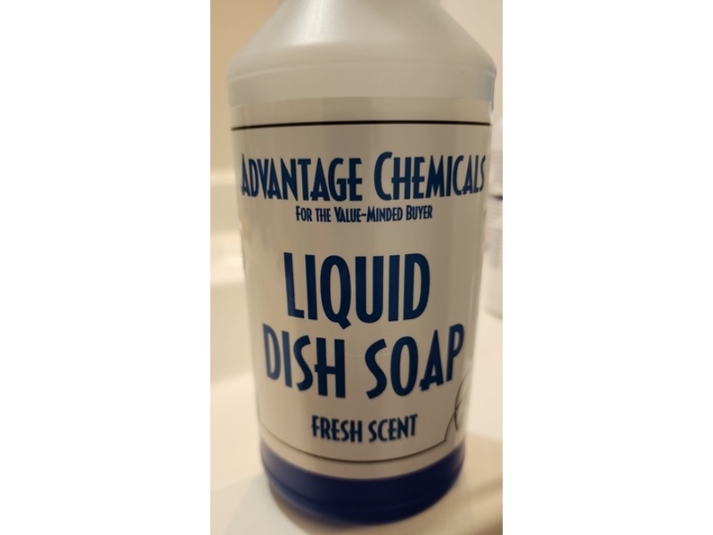 Advantage Chemicals Liquid Dish Soap, Fresh, 32 oz