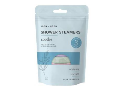 Joon X Moon Soothe Shower Steamers, Lavender, Tea Tree & Rose Geranium, 4.9 oz