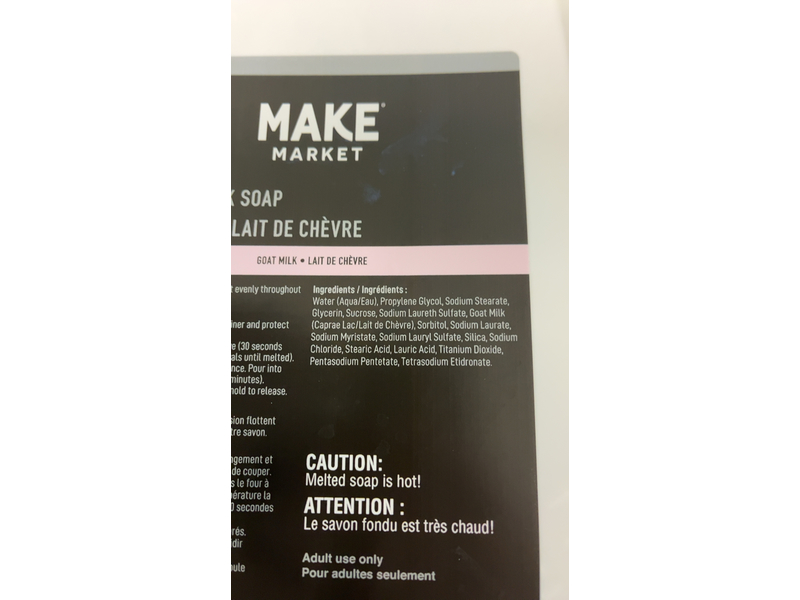 Make Market Goat Milk Soap Base, 4.5 kg