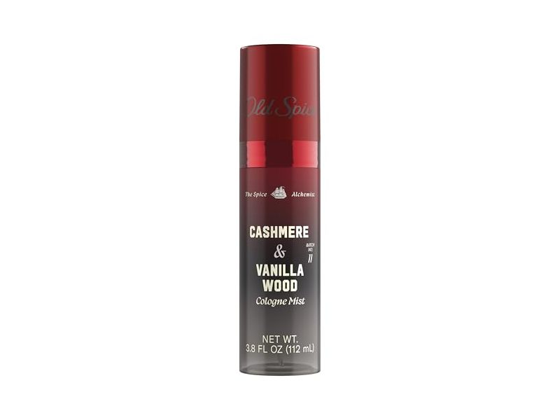 Old Spice Cologne Mist, Cashmere & Vanilla Wood, 3.8 fl oz/112 mL