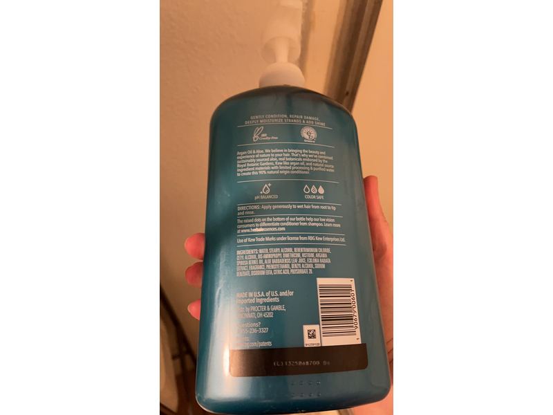 Herbal Essences Sulfate Free Conditioner, Real Botanicals, Argan Oil & Aloe, 29.2 fl oz (865 mL)