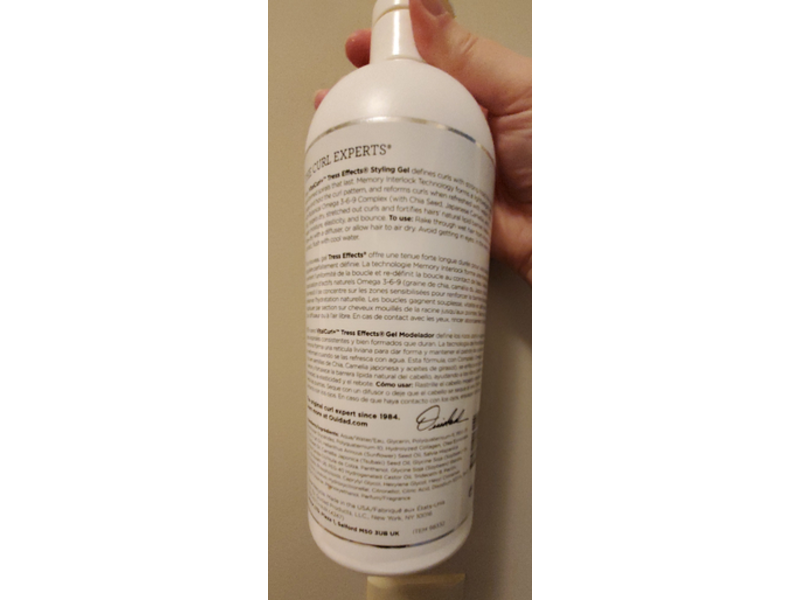 Quidad Vitalcurl+ Tress Effects Styling Gel, 33.8 Fl oz