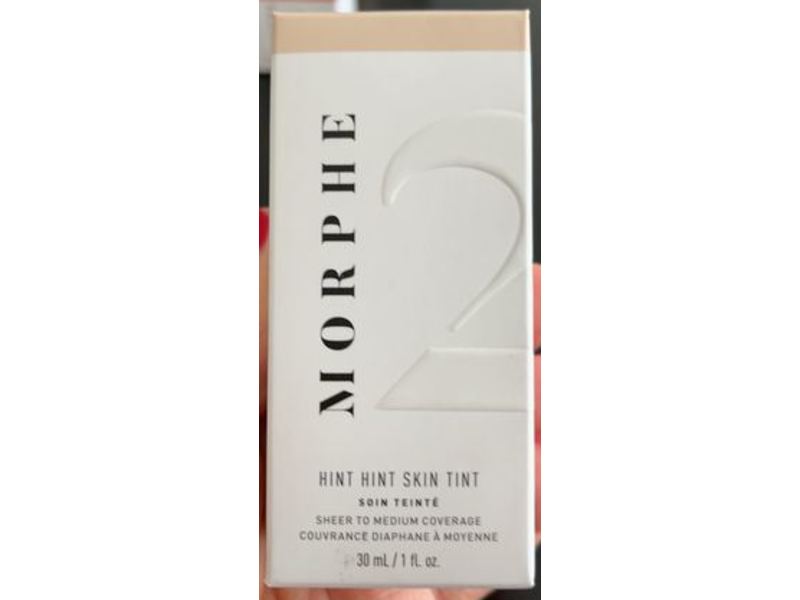 Morphe 2 Hint Hint Skin Tint Foundation, Hint Of Marshmallow, 1 fl oz/30 mL