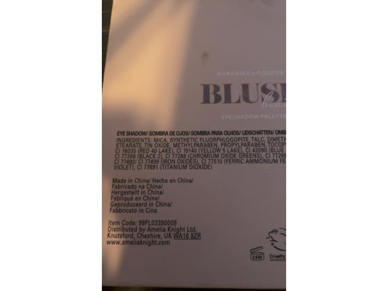 Academy Of Colour Blush Beauty Eyeshadow Palette, 0.05 oz