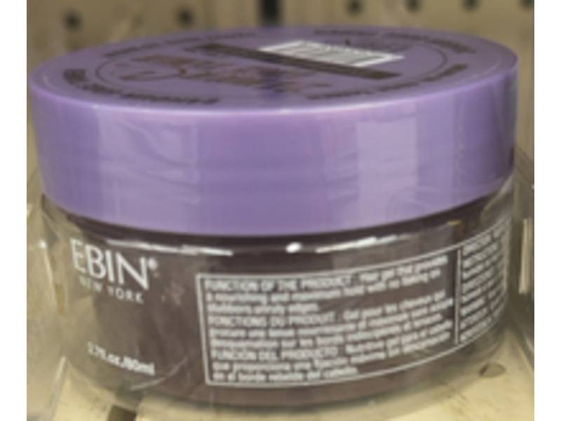 Ebin New York 24 Hour Edge Tamer Hair Gel, 2.7 fl oz/80 mL