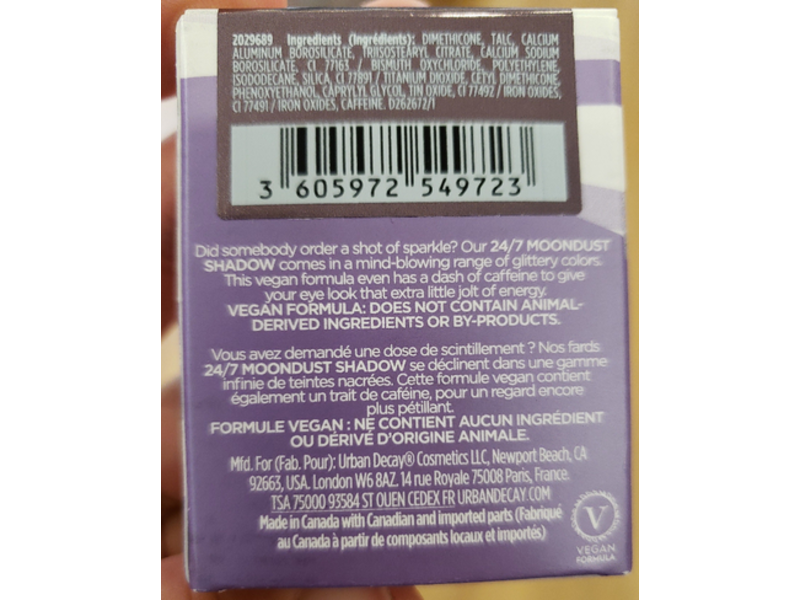 Urban Decay 24/7 Moondust Shadow, Cosmic, 0.06 oz/1.8 g