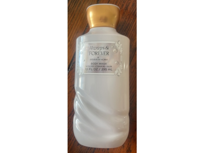 Bath & Body Works Body Wash, Always & Forever, Pro-Vitamin B5 + Aloe, 10 fl oz/295 mL, Pack Of 2