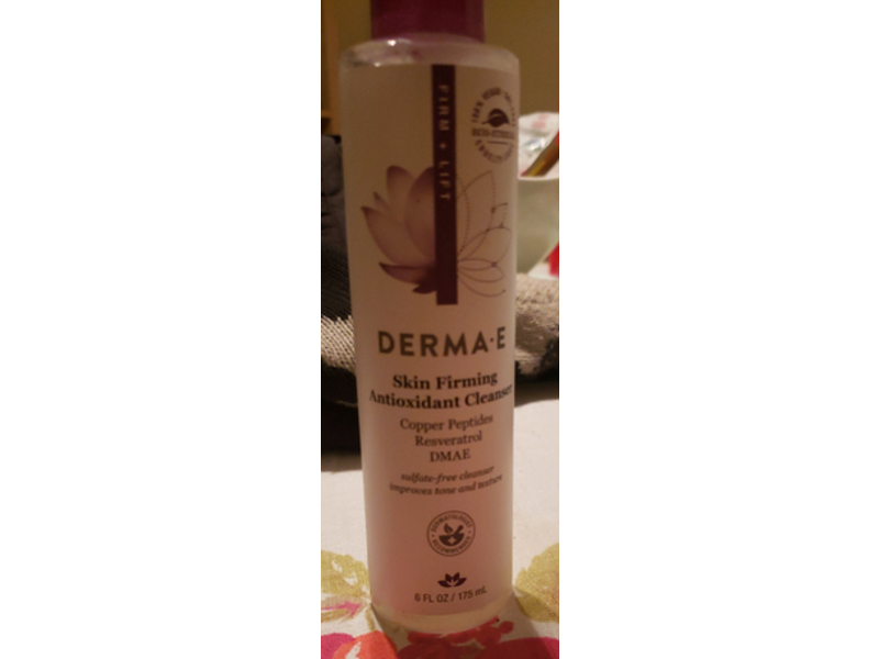 Derma E Skin Firming Antioxidant Cleanser, 6 fl oz/175 ml