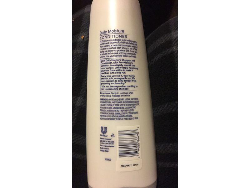 Dove Nutritive Solutions Daily Moisture Conditioner, 12 fl oz