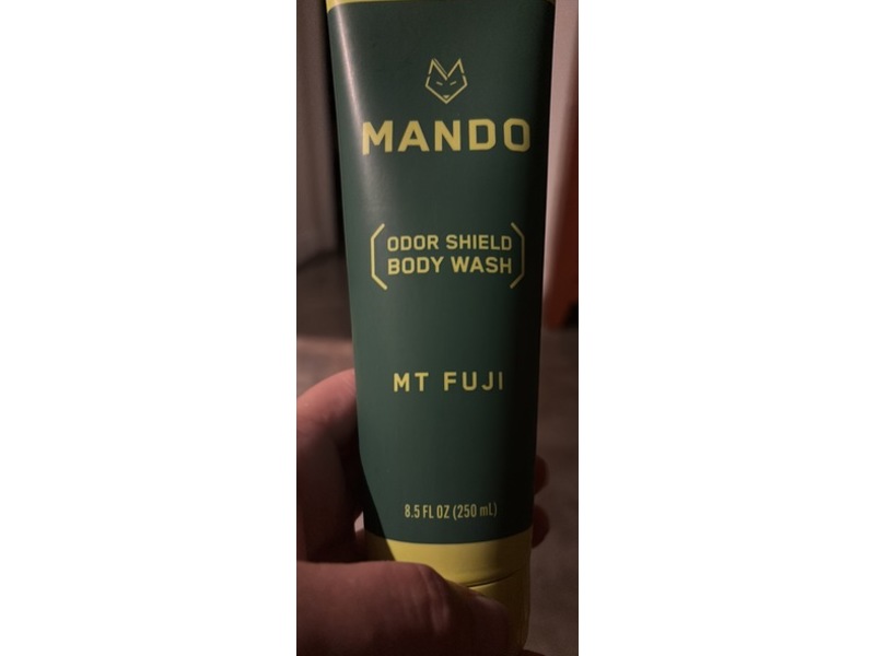 Mando Odor Shield Body Wash, Mt Fuji, 8.5 fl oz/250 mL