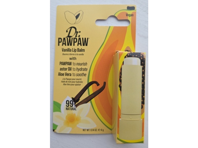 Dr.PAW PAW Lip Balm, Vanilla, 0.14 oz/4 g