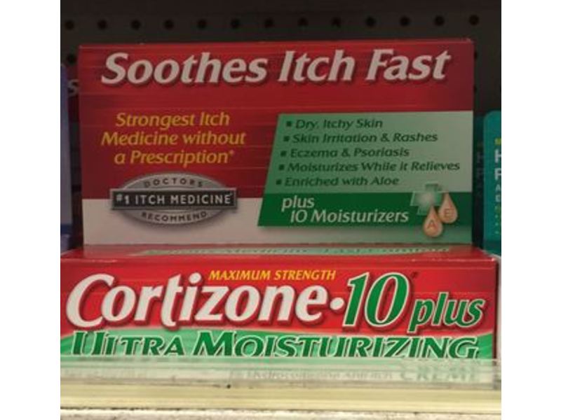 Cortizone-10 Maximum Strength 1% Hydrocortisone Anti- Itch Plus Ultra Moisturizing Creme, 1 oz