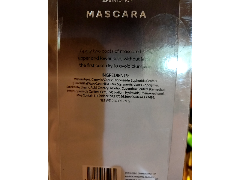 Beauty Intuition Big Long Lashes Mascara, Black, 0.32 oz/9 g