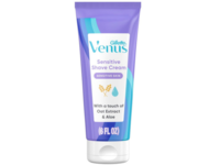 Gillette Venus Sensitive Shave Cream, Oat Extract & Aloe, 6 fl oz/177 mL - thumbnail 1