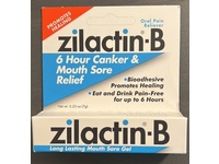 Zilactin-B 6 Hour Canker & Mouth Sore Relief Gel, 0.25 oz/7 g - thumbnail 2