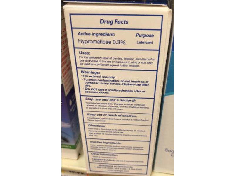 Hyalogic Hyla Tears Lubricant Eye Drops, 0.67 fl oz/20 mL