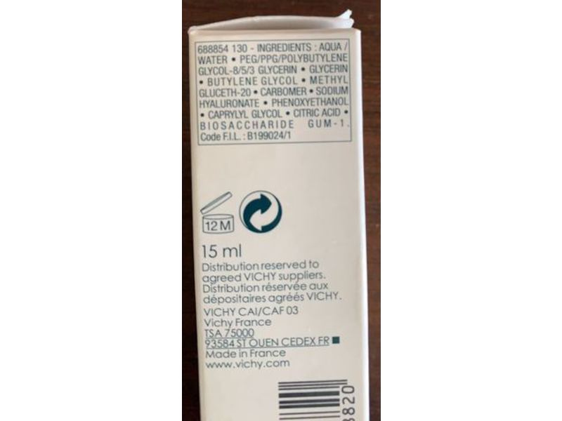 Vichy Laboratories Mineral 89 Skin Fortifying Daily Booster, 15 mL