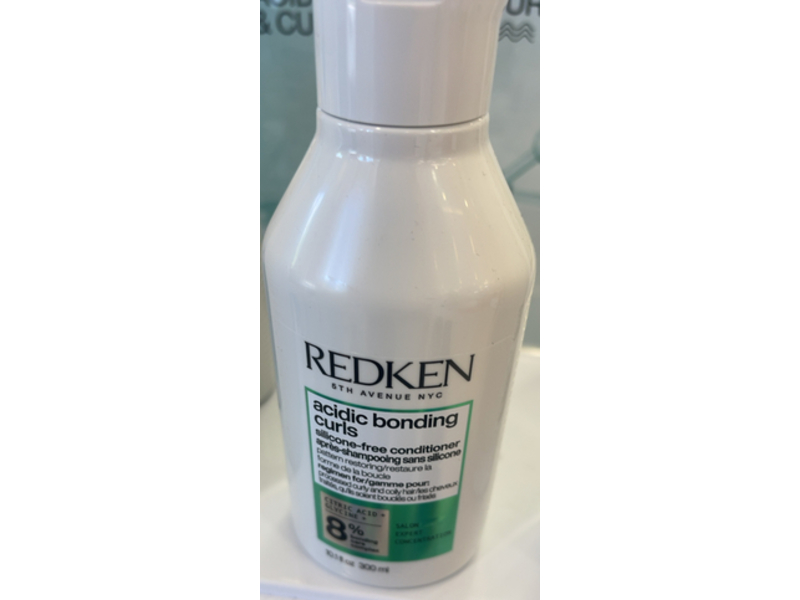 Redken Acidic Bonding Curls Conditioner, Citric Acid & Glycine, 10.14 fl oz/300 mL