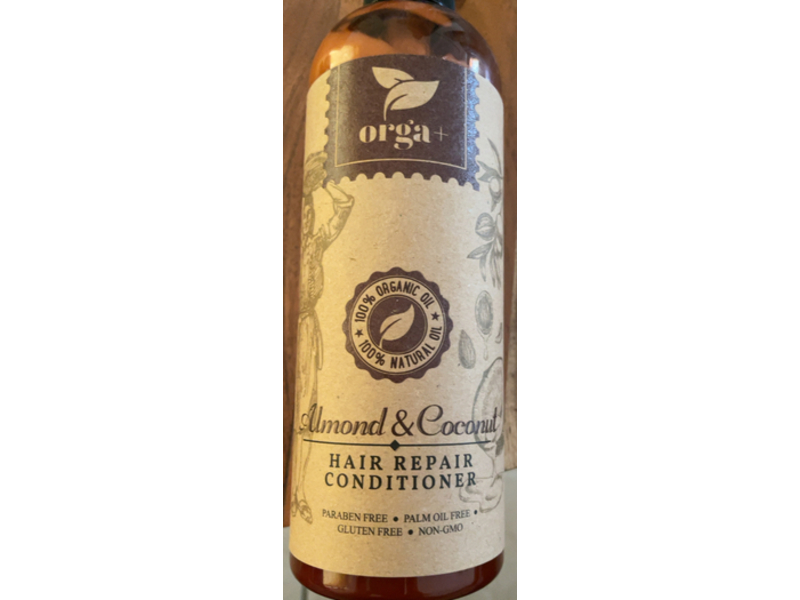 Orga+ Hair Repair Conditioner, Almond & Coconut