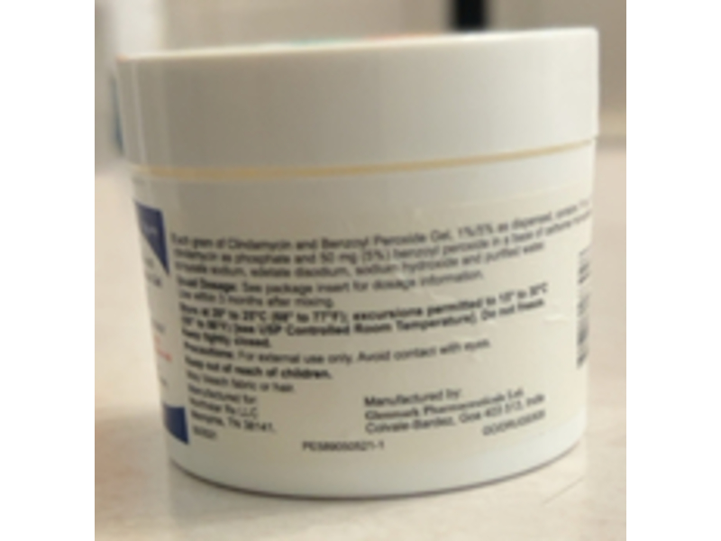 Clindamycin and Benzoyl Peroxide Gel 1% / 5%, 50 g, Northstar (Rx)