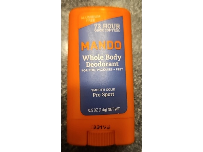Mando Whole Body Deodorant, 0.5 oz/14 g