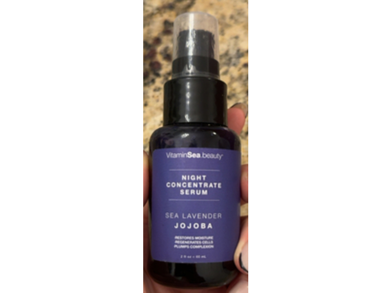 Vitamins & Sea Beauty Night Concentrate Serum, Sea Lavender Jojoba, 2 fl oz/60 mL