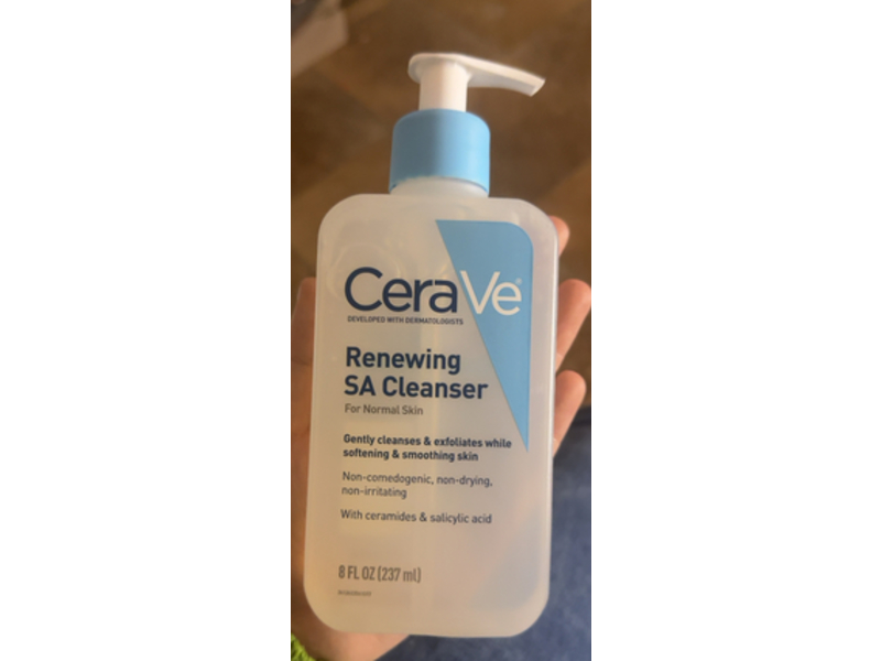 CeraVe Renewing SA Cleanser, 8 fl oz-237 mL