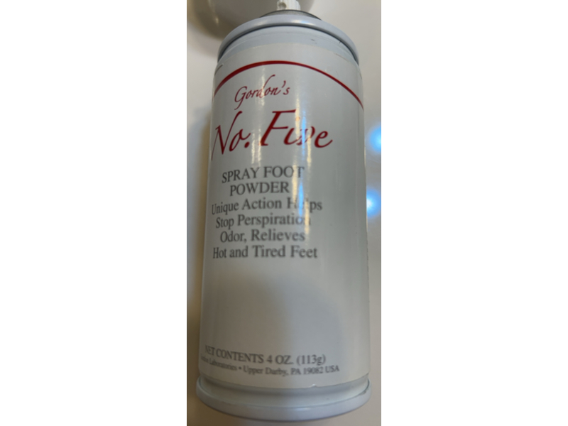 Gordon's No Five Spray Foot Powder, 4 oz/113 g