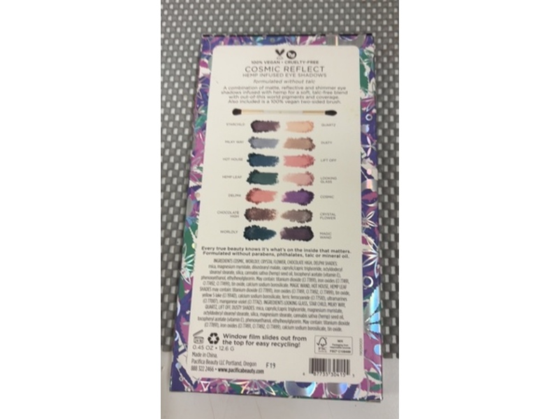 Pacifica Cosmic Reflect Eyeshadows, Hemp Infused, 0.45 oz/12.6 g
