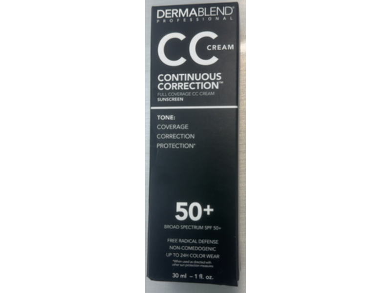 Dermablend Continuous Correctiona Cc Cream Foundation, SPF 50+, 1 fl oz/30 mL