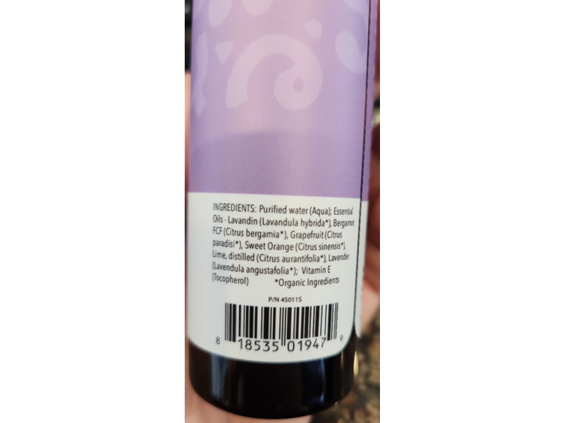 Rare Essence Linen Mist, Organic Lavender & Bergamot Pure Essential Oils, 4 fl oz/118 mL