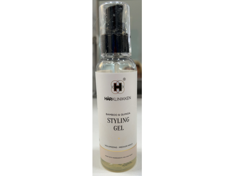 Harklinikken Volumizing + Medium Hold, Styling Gel, Bamboo & Quinoa, 150 mL