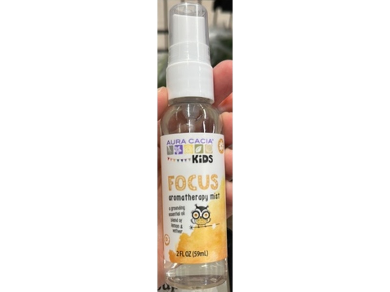 Aura Cacia Kids Focus Aromatherapy Mist, 2 fl oz/59 mL