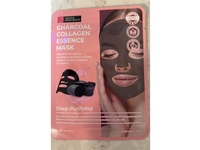 Original Derma Beauty Charcoal Collagen Essence Mask, 0.77 fl oz/23 mL - thumbnail 1