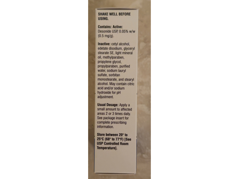 Desonide Lotion 0.05%, 2 fl oz / 59 mL, Alembic (Rx)