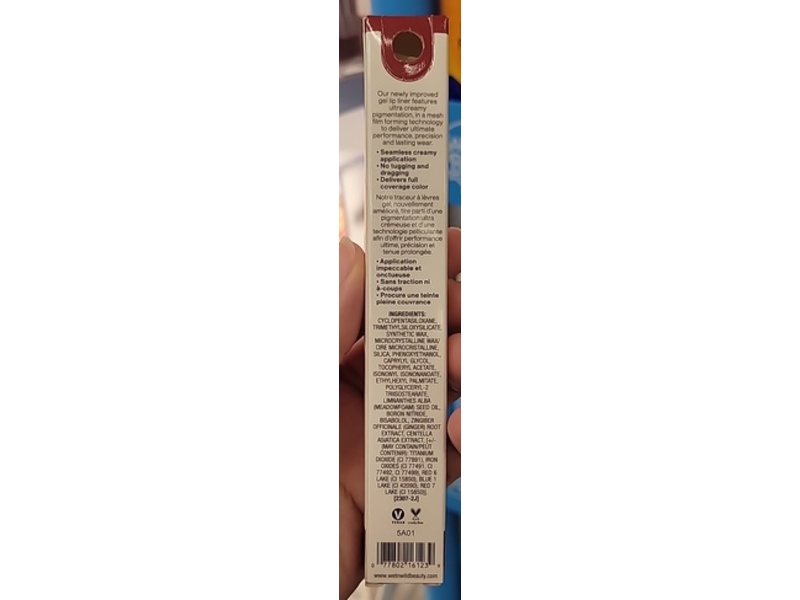 wet n wild Perfect Pout Gel Lip Liner, Currant Mood, 0.008 oz/0.23 g