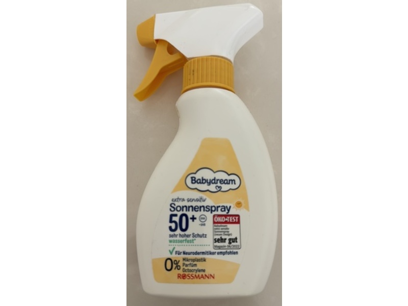 Rossmann Babydream Sunscreen Spray, SPF 50+, 200 mL