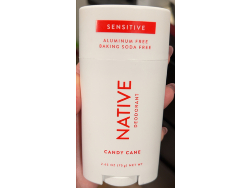 Native Sensitive Deodorant, Candy Cane, 2.65 oz/75 g