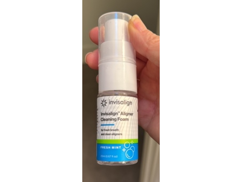 Invisalign Aligner Cleaning Foam, Fresh Mint, 0.67 fl oz/20 mL