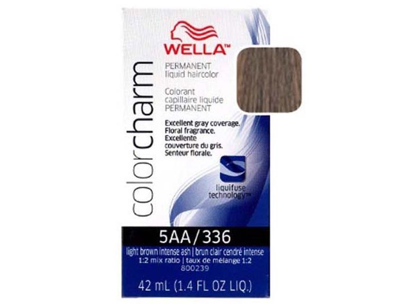 Wella Color Charm Permanent Liquid Hair Color, 4A/237 Medium Ash Brown, 1.4  Oz