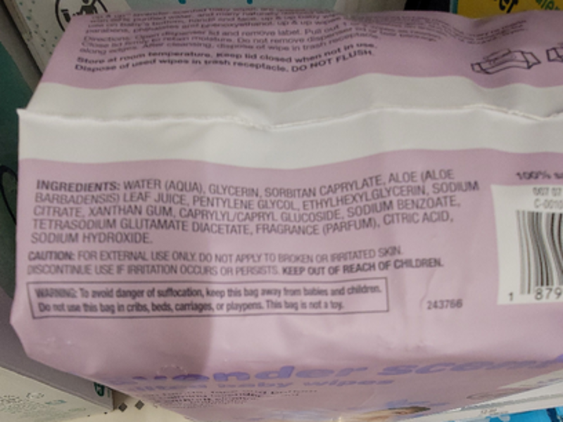 up&up Quilted Baby Wipes, Lavender Scent, 216 ct