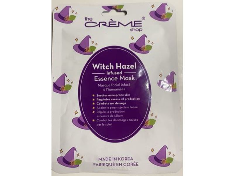 The Creme Shop, Witch Hazel Infused Essence Mask, 0.88 oz/25 g, Pack of 5