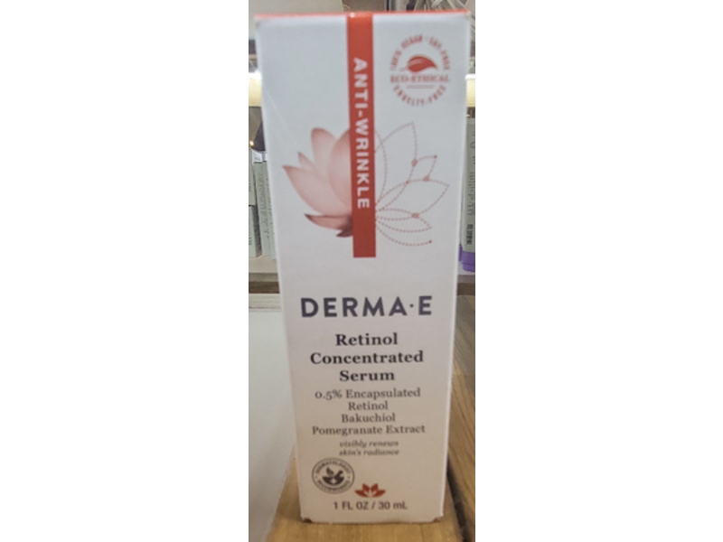Derma E Retinol Concentrated Serum, Pomegranate Extract, 1 fl oz/30 mL