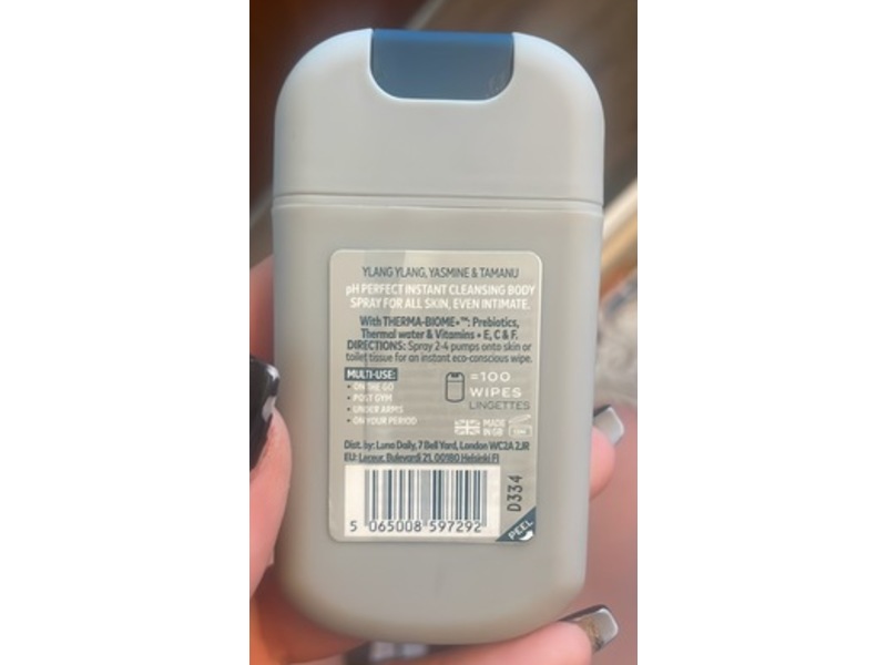 Luna Daily The Everywhere Spray-To-Wipe, Original, 1 fl oz/30 mL