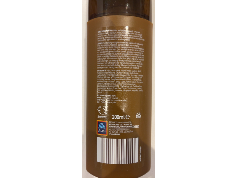 Lacura Hydrating Sun Spray, SPF 30, 200 mL