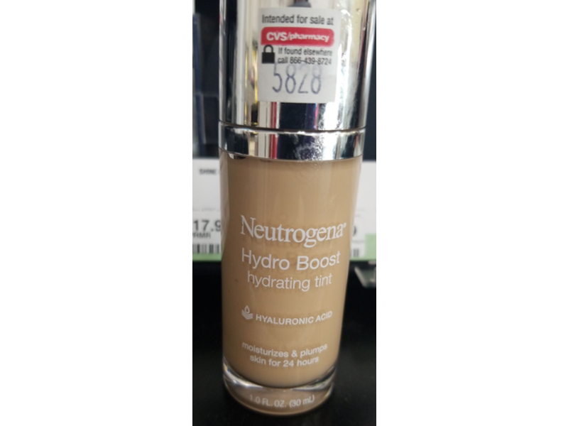 Neutrogena Hydro Boost Hydrating Tint, 60 Natural Beige, 1.0 fl oz/30 mL