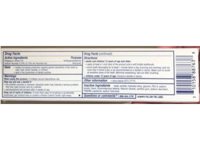 Sensodyne Pronamel Enamel Repair Whitening Toothpaste, Arctic Breeze, 3.4 oz/96.4 g